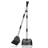 Snagle Paw pooper scooper with extended handle makes pickup easy for tall pet parents.