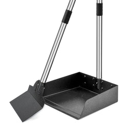 Snagle Paw pooper scooper with large metal tray for quick, strain-free waste cleanup.