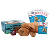 Snuggle Puppy Original heartbeat toy demonstrates motion-activated comfort for dogs