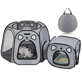 SNUVID portable cat playpen large enclosure for lounging and play.