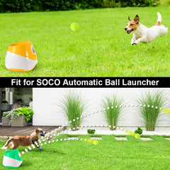 SOCO ball-launcher refill compatible 2-inch ball shown as affordable practice option.