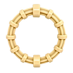 SodaPup chicken-flavored honey bone teething ring front view for dental play