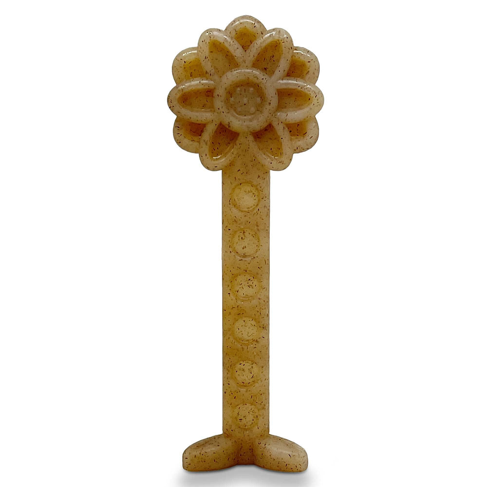 SodaPup Flower Tower closeup highlights textured nylon for durable chewing.