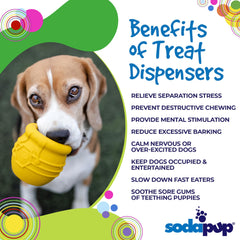 SodaPup Honey Pot non-toxic design emphasizes BPA-free and phthalate-free, food-safe quality.
