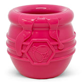 SodaPup Honey Pot treat-dispensing toy engages dogs during snack time.