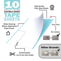 Sofisti-Cat furniture protection close-up highlighting adhesive performance.