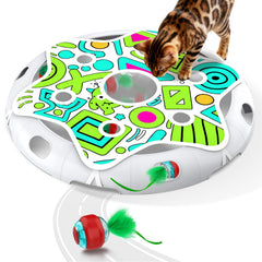 Sofolor interactive cat toy center showcases engaging indoor play for curious cats.