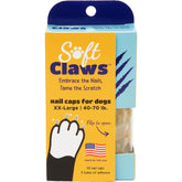 Soft Claws XXLarge nail caps kit showcasing 40 caps for long-lasting floor and furniture protection.