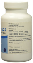 Sogeval SAMe chewable tablets dog bottle closeup with tasty liver-support chews.