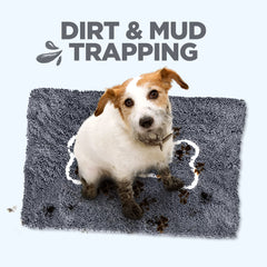 Soggy Doggy Doormat dries quickly to reduce odors after muddy walks