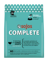 Sojos natural pet food complete turkey recipe dehydrated dog food bag ready for quick meals