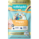 Solid Gold bolsa de croquetas para cachorro con pollo, fuente de proteína de calidad.