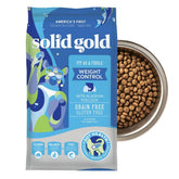 Solid Gold Weight-Management Kibble Bowl supports portion-controlled meals for satiety and lean muscle