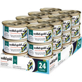 Solid Gold Wet Cat Food Pate with tuna and sardine in a bowl for appetizing meals