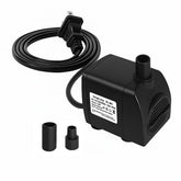 SongLong submersible pump side view highlights compact design for reliable fountains.