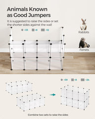 SONGMICS playpen floor protection detail shows floor safe enclosure