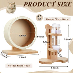 Sonwyoung hamster water bottle stand keeps hydration convenient for small pets.