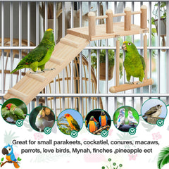 Sonwyoung parakeet-cage-accessories-installation demonstrates quick setup and space-saving design.