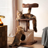 Sopapets 40-inch cat-tree base provides a sturdy foundation for indoor cats daily play space.