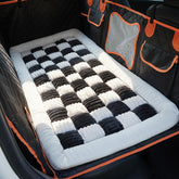 Soulbond Backseat Pet Bed Mat with anti-slip base keeps dogs secure.