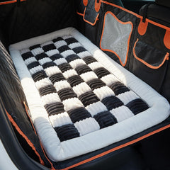 Soulbond Backseat Pet Bed Mat with anti-slip base keeps dogs secure.