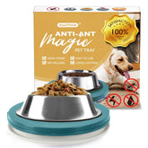 SoulThink ant-proof cat dog bowl tray with US patent visible deters ants