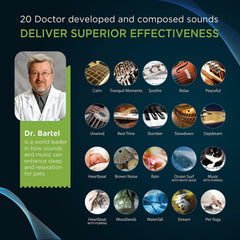 Sound Oasis rechargeable battery setup for cord-free travel.