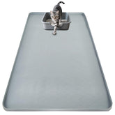 SpaceTime 34x22 large cat litter mat shows wide coverage