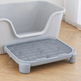 SpaceTime Greywaterproof Cat Mat front view shows dual-layer litter capture