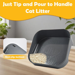 SpaceTime anti-slip litter mat stays firmly in place on slick floors