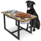 Spacnom elevated dog bowl stand with sturdy design for comfortable feeding