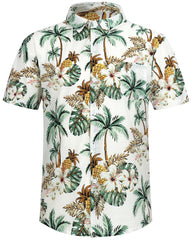 Spajoy Hawaii dog shirt side view shows breathable fabric for hot days.