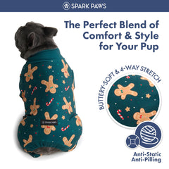 Spark Paws 4-way stretch fabric closeup highlights flexible movement