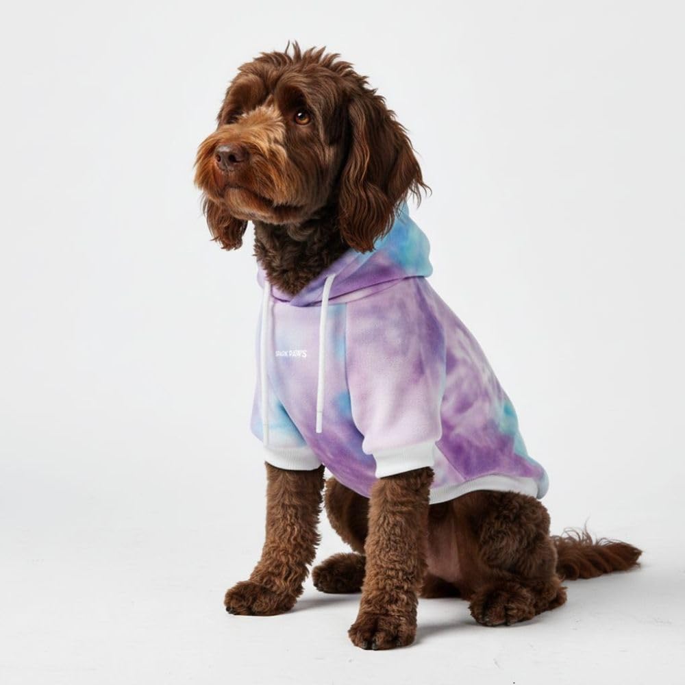 Spark Paws dog hoodie with soft butter-stretch fabric for flexible comfort