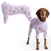 Spark Paws dog pajama 4-way stretch for flexible comfort during sleep and lounging