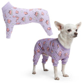 Spark Paws dog pajama 4-way stretch for flexible movement across breeds
