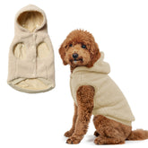 Spark Paws fleece dog jacket front view keeps dogs warm during winter walks