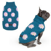 Spark Paws Knit Dog Sweater ultra-soft fabric close-up showing cozy warmth.