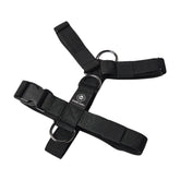 Spark Paws no-pull harness front view for powerful large dogs, promoting steady walks.