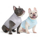Spark Paws Sunblock Dog T-Shirt blue-grey set for 2XL dogs, lightweight and breathable