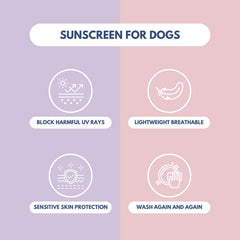 Spark Paws Sunblock Dog T-Shirt pink shirt on dog, breathable fabric in action.