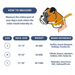 Spark Paws Tactical Dog Collar handle used for immediate control in training sessions.