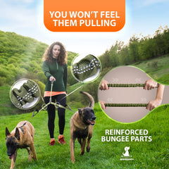 SparklyPets Double Dog Leash offers adjustable length for different dog sizes and setups.