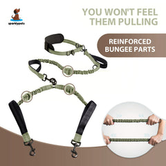 SparklyPets padded handles offer secure, comfortable grip during long strolls and busy crossings.