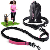 SparklyPets waist leash belt clip for secure walking with dual stainless steel clasps.