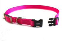 Sparky Pet Co ECollar Raspberry nylon replacement strap close-up showcasing durability.