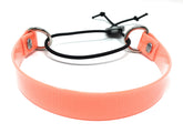 Sparky Pet Co Surefit eCollar replacement strap waterproof orange for outdoor visibility.