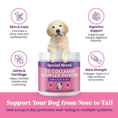 Special Breed bamboo extract and vitamin C components in powder for absorption