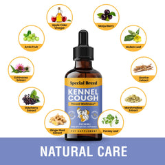 Special Breed cough support for dogs offers simple dosing for relief.