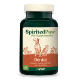 Spirited Paw dental powder tub for pets with calcium support